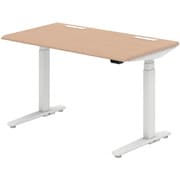 Swift Lite（スイフトライト） 天板：ネオウッドライト/脚：ホワイト【スムースフォルムエッジタイプ インジケーター無 120×70cm】※お客様組み立て品/受注生産品 3S2EVJ MY32