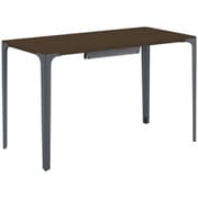 Parabel（パラベル デスク） 天板：プライズウッドダーク/脚：ダークグレー【メラミン天板仕様 120×60cm】※お客様組み立て品/受注生産品 8TPD2B MHK5