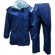レインウェア ひんやり、実感レインスーツ 7703MK-NAVY-3L