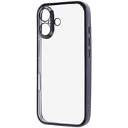 iPhone 17用 ソフトケース 精密設計 フレームメッキ ブラック RT-P52PFC2/BM