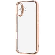 iPhone 17用 ソフトケース 精密設計 フレームメッキ ピンクゴールド RT-P52PFC2/PGM