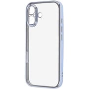 iPhone 17用 ソフトケース 精密設計 フレームメッキ ライトブルー RT-P52PFC2/LAM
