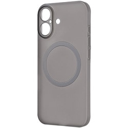 iPhone 17用 ハードケース スリムフィット 0.6mm +マグネット充電対応 クリアブラック RT-P52PMS/CB