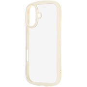 iPhone 17用 ハイブリッドタフケース Puffull ＋レンズガードリング ミルクホワイト RT-P52CMD1/MLW