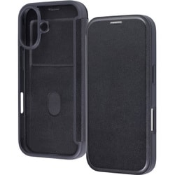 iPhone 17用 クリアフリップケース マグネット ブラック RT-P52LCC/B