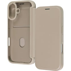 iPhone 17用 クリアフリップケース マグネット ベージュ RT-P52LCC/BE