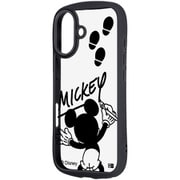 iPhone 17用 ディズニー Puffull 衝撃吸収 バンパー ハイブリッドケース ミッキーマウスサイン RC-DP52CMD2B/MK13