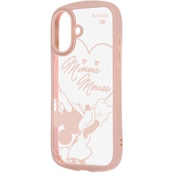 iPhone 17用 ディズニー Puffull 衝撃吸収 バンパー ハイブリッドケース ミニーマウスサイン RC-DP52CMD2P/MN25