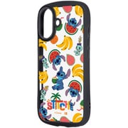 iPhone 17用 ディズニー Puffull 衝撃吸収 バンパー ハイブリッドケース スティッチ_トロピカル総柄 RC-DP52CMD2B/ST27