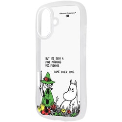 iPhone 17用 ムーミン Puffull 衝撃吸収 バンパー ハイブリッドケース ムーミン&スナフキン2 RC-AP52CMD2C/MT98