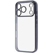 iPhone 17 Pro用 ソフトケース 精密設計 フレームメッキ ブラック RT-P53PFC2/BM