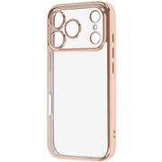 iPhone 17 Pro用 ソフトケース 精密設計 フレームメッキ ピンクゴールド RT-P53PFC2/PGM
