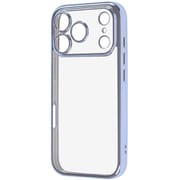 iPhone 17 Pro用 ソフトケース 精密設計 フレームメッキ ライトブルー RT-P53PFC2/LAM