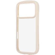 iPhone 17 Pro用 ハイブリッドタフケース Puffull ＋レンズガードリング ミルクホワイト RT-P53CMD1/MLW