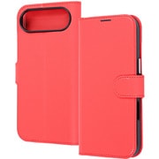 iPhone Air用 手帳型レザーケース シンプル マグネット レッド RT-P54ELC1/R