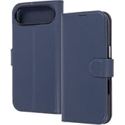 iPhone Air用 手帳型レザーケース シンプル マグネット ダークネイビー RT-P54ELC1/DN