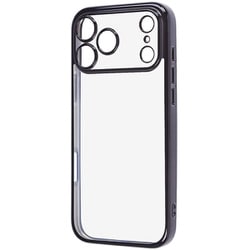 iPhone 17 Pro Max用 ソフトケース 精密設計 フレームメッキ ブラック RT-P55PFC2/BM