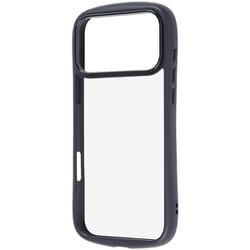 iPhone 17 Pro Max用 ハイブリッドタフケース Puffull +レンズガードリング ブラック RT-P55CMD1/B