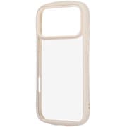 iPhone 17 Pro Max用 ハイブリッドタフケース Puffull ＋レンズガードリング ミルクホワイト RT-P55CMD1/MLW
