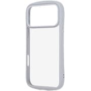 iPhone 17 Pro Max用 ハイブリッドタフケース Puffull ＋レンズガードリング グレー RT-P55CMD1/GR