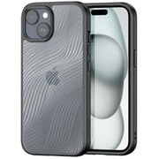 iPhone 15用 ハイブリッドケース Aimo/ブラック DUX-IP15AIMO/BK