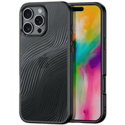 iPhone 16 Pro用 ハイブリッドケース Aimo/ブラック DUX-IP16PAIMO/BK