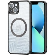 iPhone 13用 ハイブリッドケース Aimo Mag MagSafe対応/ブラック DUX-IP13AIMOM/BK