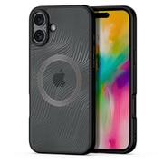 iPhone 16e用 ハイブリッドケース Aimo Mag MagSafe対応/ブラック DUX-IP16AIMOM/BK