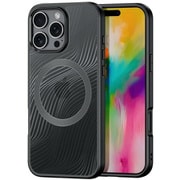 iPhone 16 Pro用 ハイブリッドケース Aimo Mag MagSafe対応/ブラック DUX-IP16PAIMOM/BK