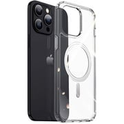 iPhone 15 Pro用 ハイブリッドケース Clin Mag MagSafe対応/透明 DUX-IP15PCLINM/CL