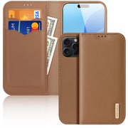 iPhone 16 Pro Max用 手帳型ケース 本革 Hivo/Brown DUX-IP16PMHivo/BR