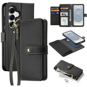 Galaxy S25用 手帳型ケース Lawa 財布付き多機能/ブラック DUX-GS25LAWA/BK