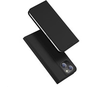 iPhone 15用 手帳型ケース Skin Pro/Black DUX-IP15Skin Pro/BK