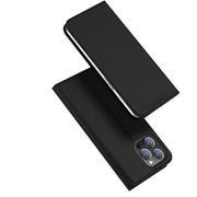 iPhone 15 Pro用 手帳型ケース Skin Pro/Black DUX-IP15PSkin Pro/BK