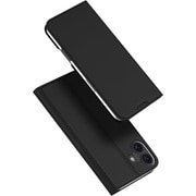 iPhone 16用 手帳型ケース Skin Pro/Black DUX-IP16Skin Pro/BK