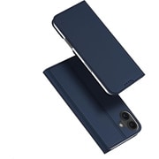iPhone 16用 手帳型ケース Skin Pro/Blue DUX-IP16Skin Pro/BL
