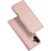 iPhone 16 Plus用 手帳型ケース Skin Pro/Rose DUX-IP16PLSkin Pro/RO