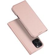 iPhone 16 Pro用 手帳型ケース Skin Pro/Rose DUX-IP16PSkin Pro/RO