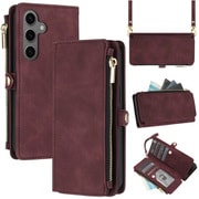 Galaxy S24用 手帳型ケース Z001 財布付き多機能/レッド DUX-GS24Z001/RD