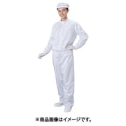 クリーンルーム用ウエア 防塵ジャケット（立衿）白 7Lサイズ BSC-42001-W-7L