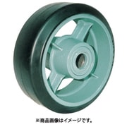 鋳物重荷重用ゴム車輪ベアリング入 HB150X75