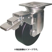重荷重用導電MCナイロン車輪（ベアリング入）自在金具ストッパー付 HEMC-JMB100CD