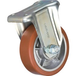 重荷重用キャスター ログラン 固定金具付 Φ100 HP-100WK