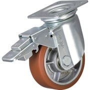 重荷重用キャスター ログラン ストッパー・旋回金具付 Φ130 HP-130WJS