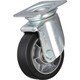 重荷重用キャスター ゴム車輪 旋回金具付 Φ130 HR-130WJ