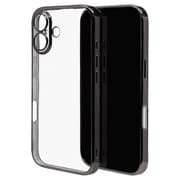 iPhone 17用 ソフトケース TPU メタルフレーム 極限保護 精密設計 衝撃吸収 ブラック 8870IP5ATPLBK