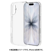 iPhone 17用 ソフトケース TPU 衝撃吸収 クリア 透明 1.3mm 9194-IP5ATPCL