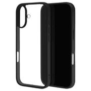 iPhone 17用 ハイブリッドケース RHINOX 衝撃吸収 MIL規格 クリア×ブラック 表面硬度5H 9197-IP5AHABK