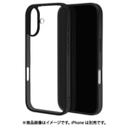 iPhone 17用 ハイブリッドケース RHINOX 衝撃吸収 MIL規格 クリア×ブラック 表面硬度5H 9197-IP5AHABK