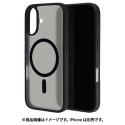iPhone 17用 ハイブリッドケース RHINOX 衝撃吸収 MIL規格 磁力充電 ブラック フロストブラック 表面硬度2H 8889IP5AHAMBKFB